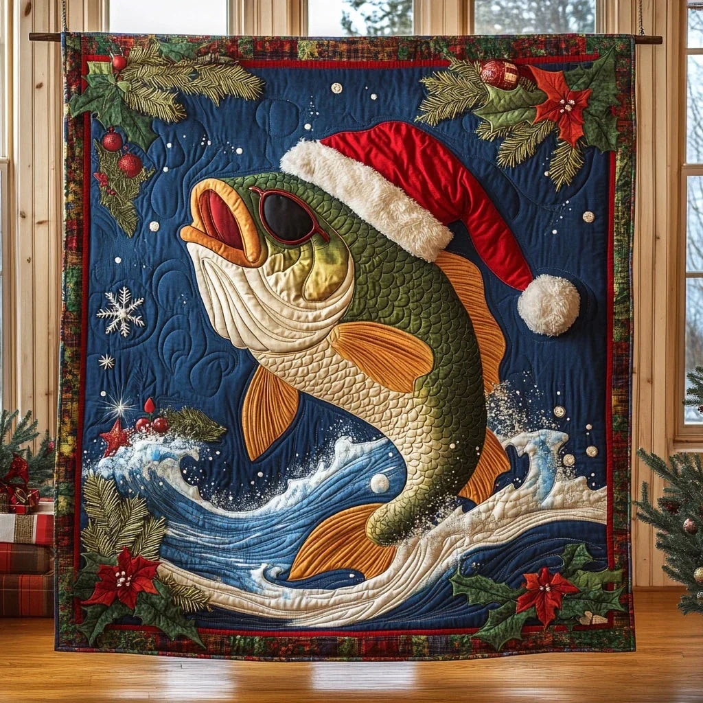 Santa Splash Quilt Blanket