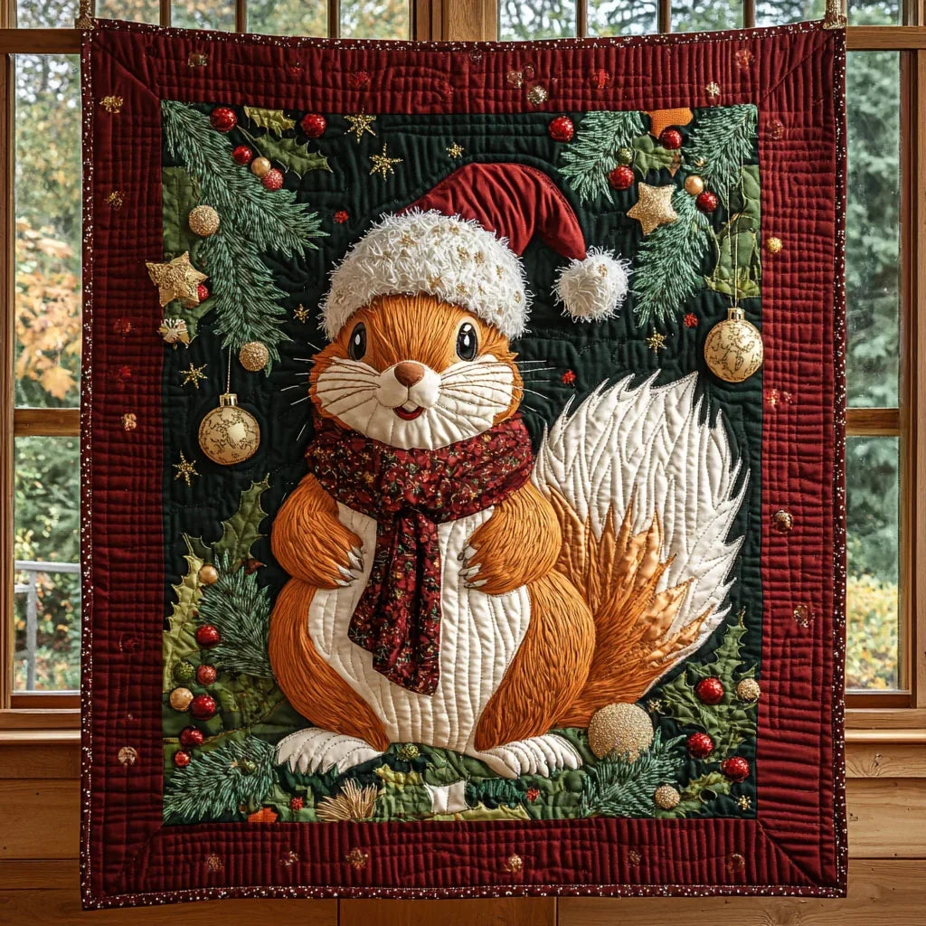 Santa Tail Quilt Blanket