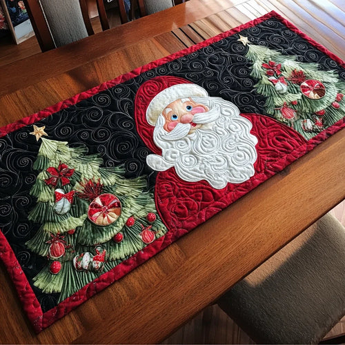 Santa Wonder Quilted Table Runner