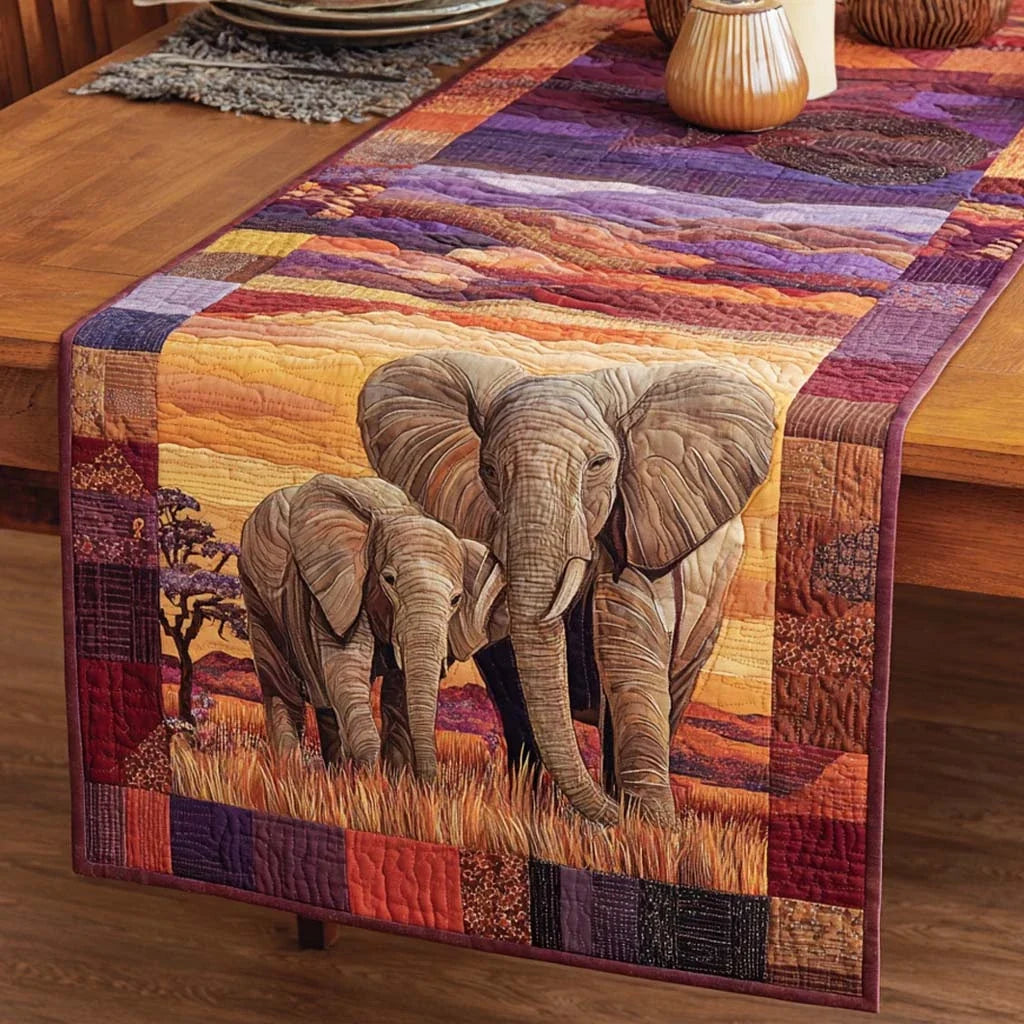 Savanna Sunset Quilted Table Runner