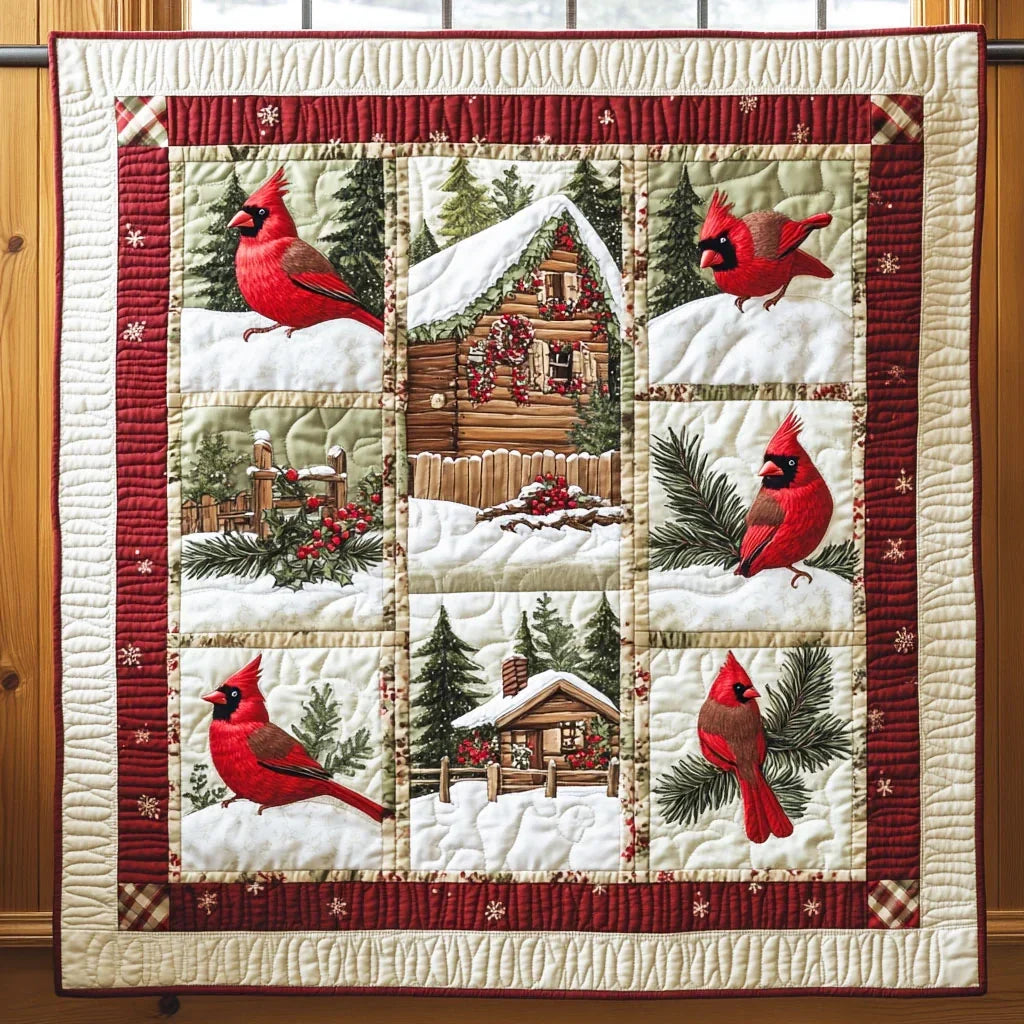 Scarlet Song Quilt Blanket