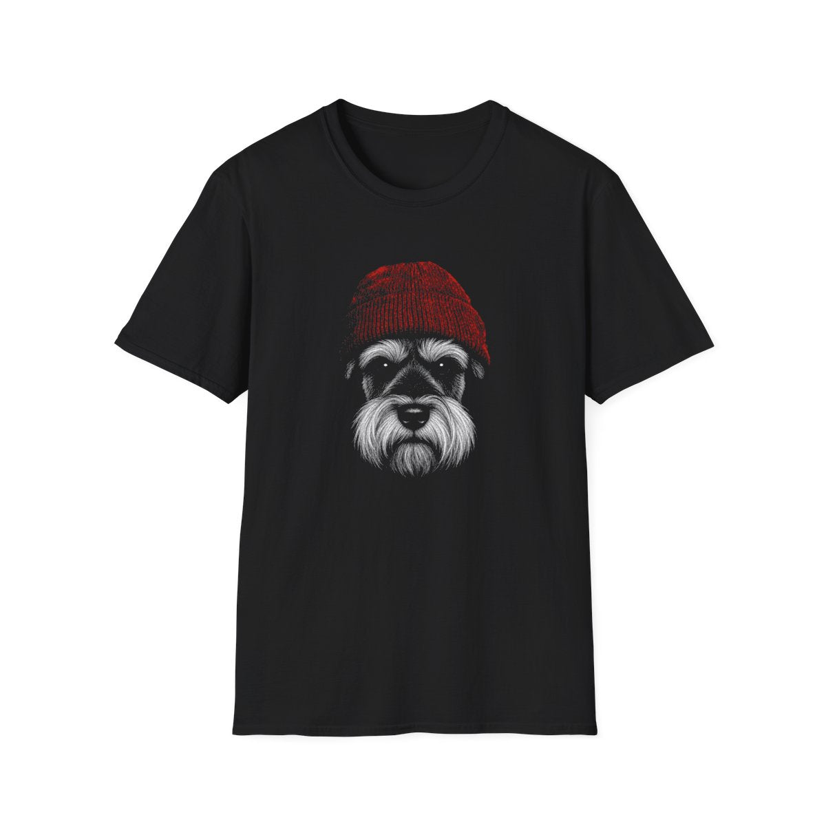 Schnauzer In Beanie Tee