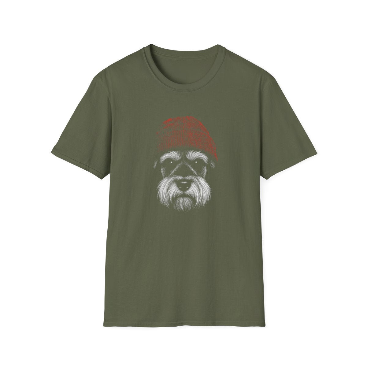 Schnauzer In Beanie Tee