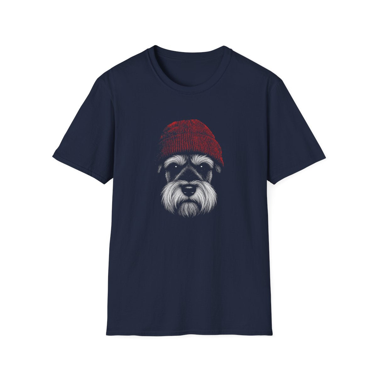 Schnauzer In Beanie Tee