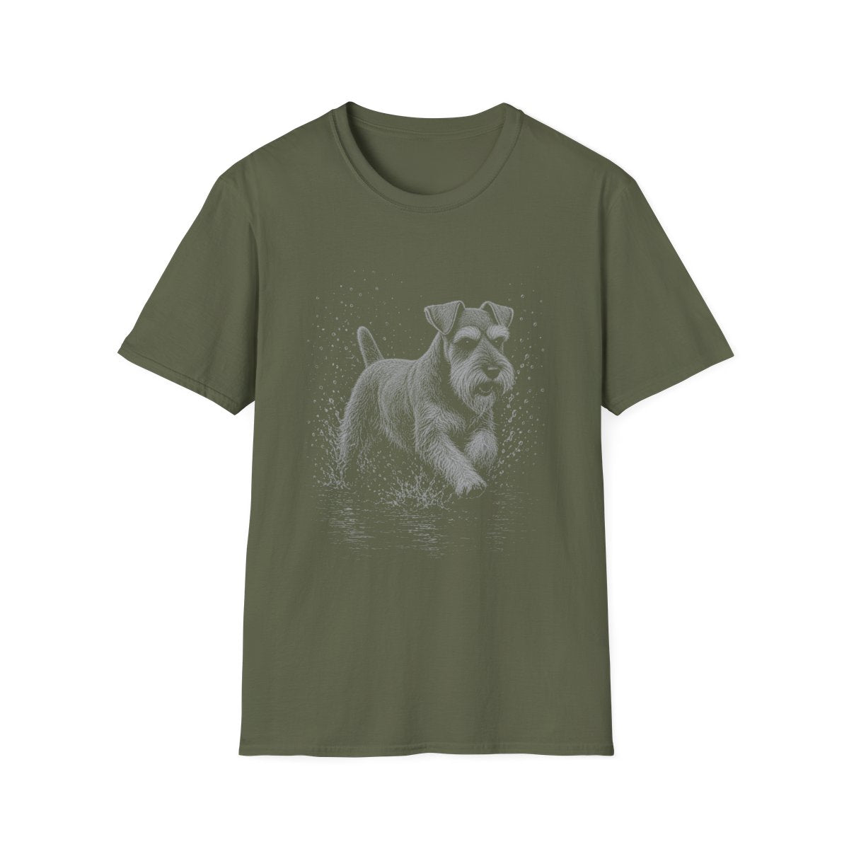 Schnauzer Water Run Tee