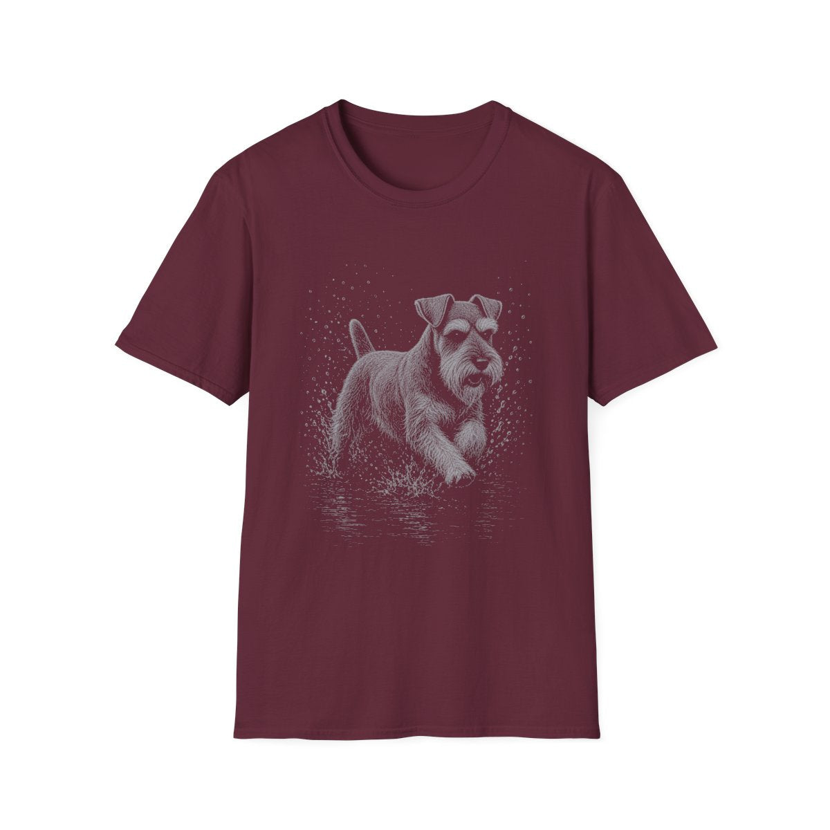 Schnauzer Water Run Tee