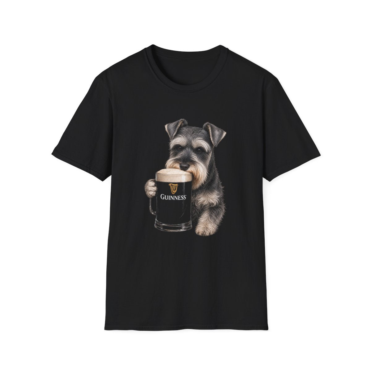Schnauzer With A Pint Tee