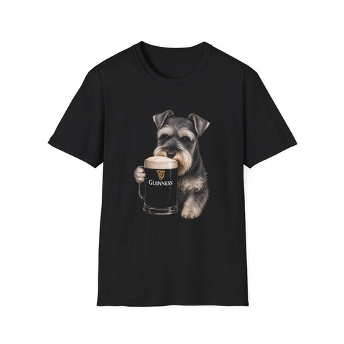Schnauzer With A Pint Tee