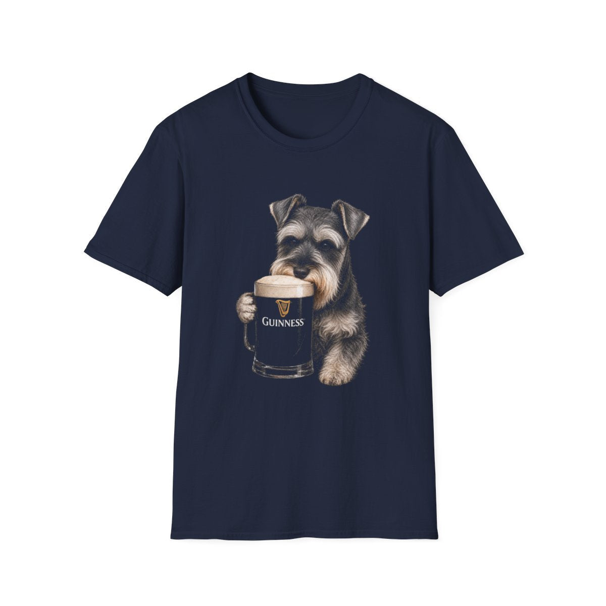 Schnauzer With A Pint Tee