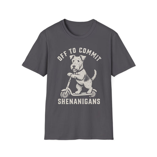 Scooter Airedale Terrier Tee