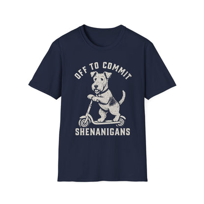 Scooter Airedale Terrier Tee