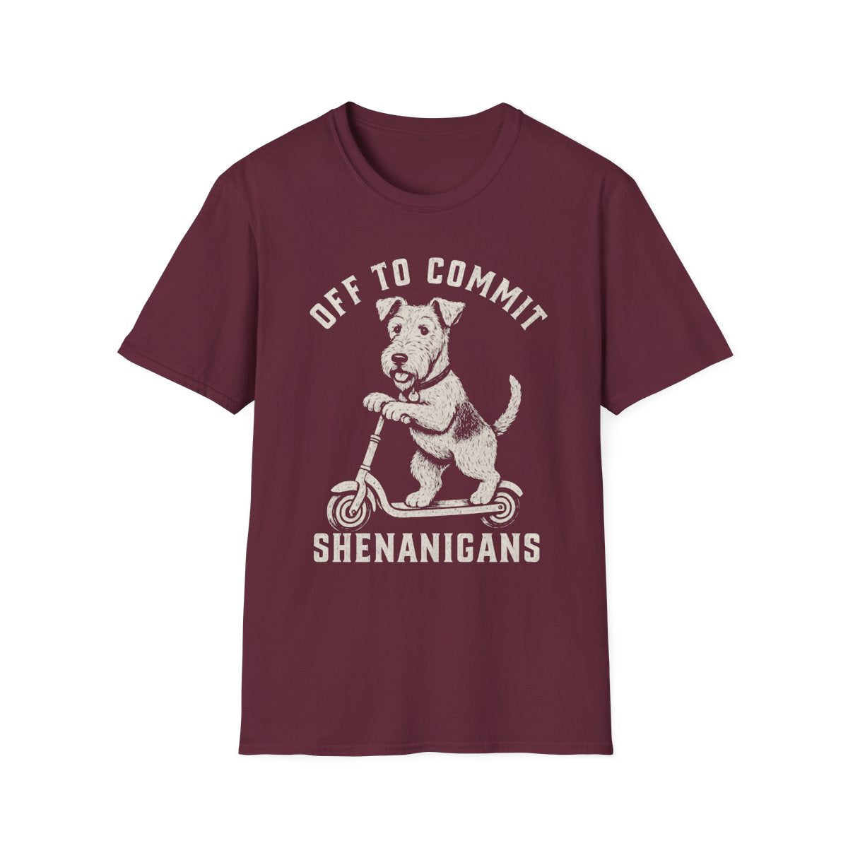 Scooter Airedale Terrier Tee