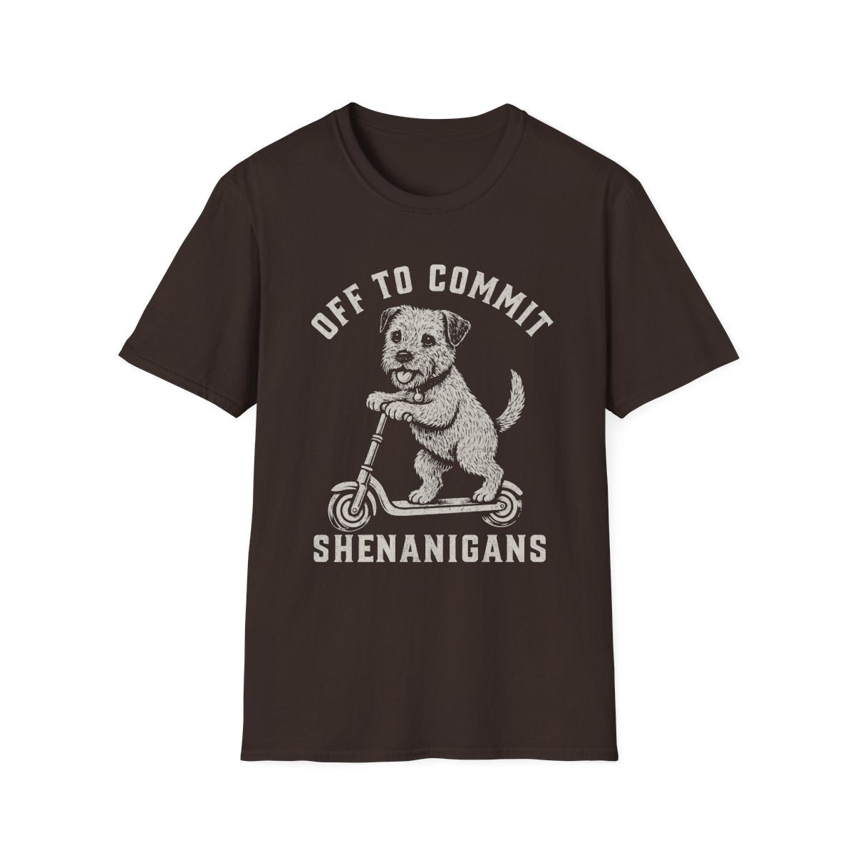 Scooter Border Terrier Tee
