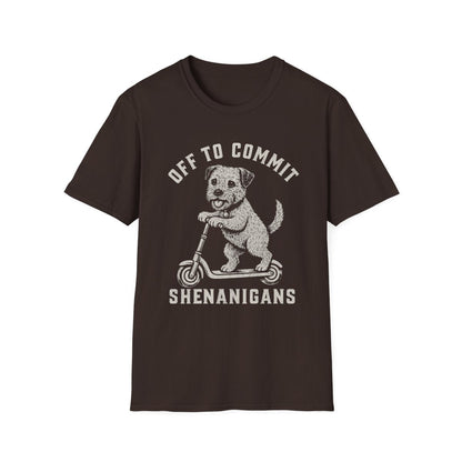 Scooter Border Terrier Tee