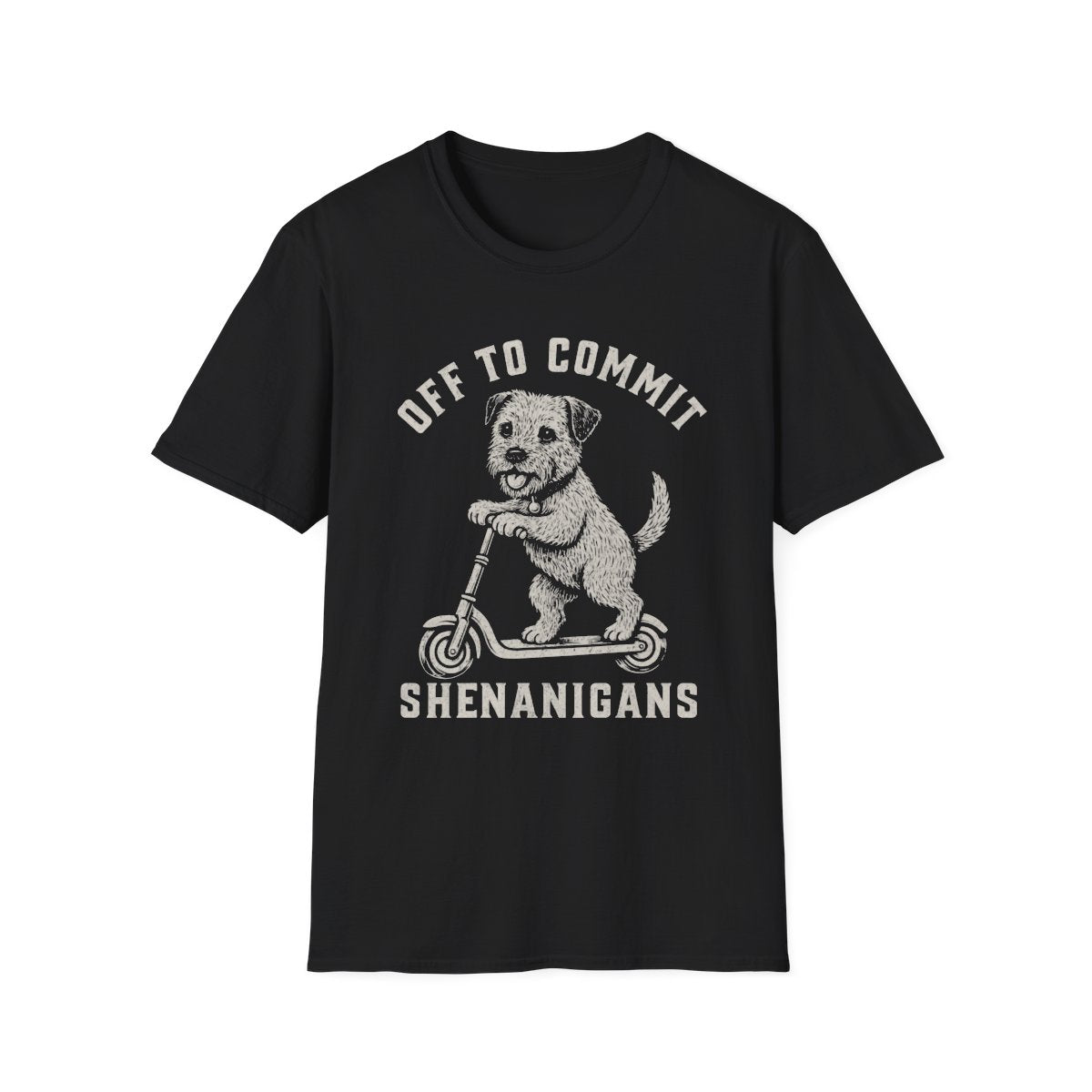 Scooter Border Terrier Tee
