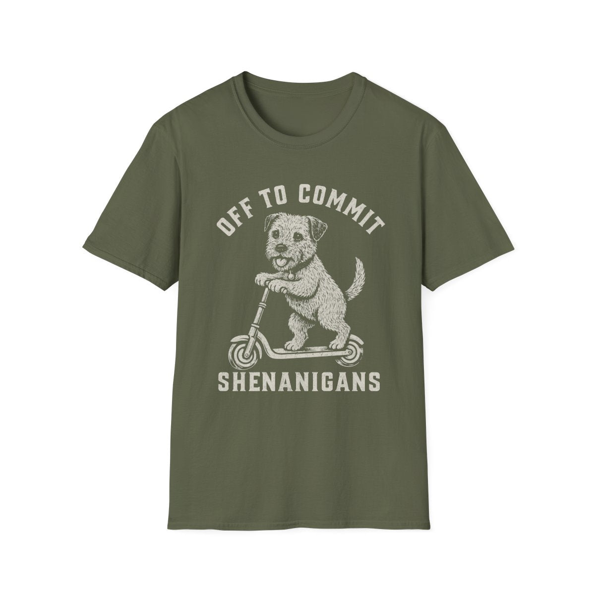 Scooter Border Terrier Tee