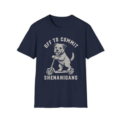 Scooter Border Terrier Tee