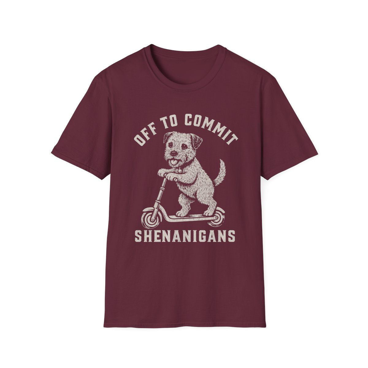 Scooter Border Terrier Tee