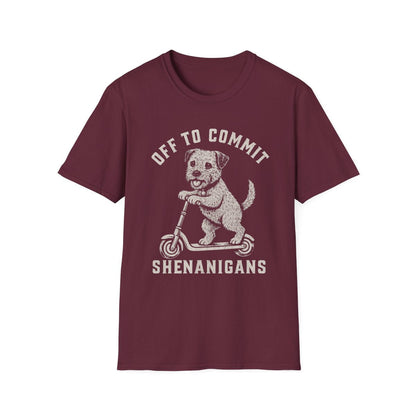 Scooter Border Terrier Tee