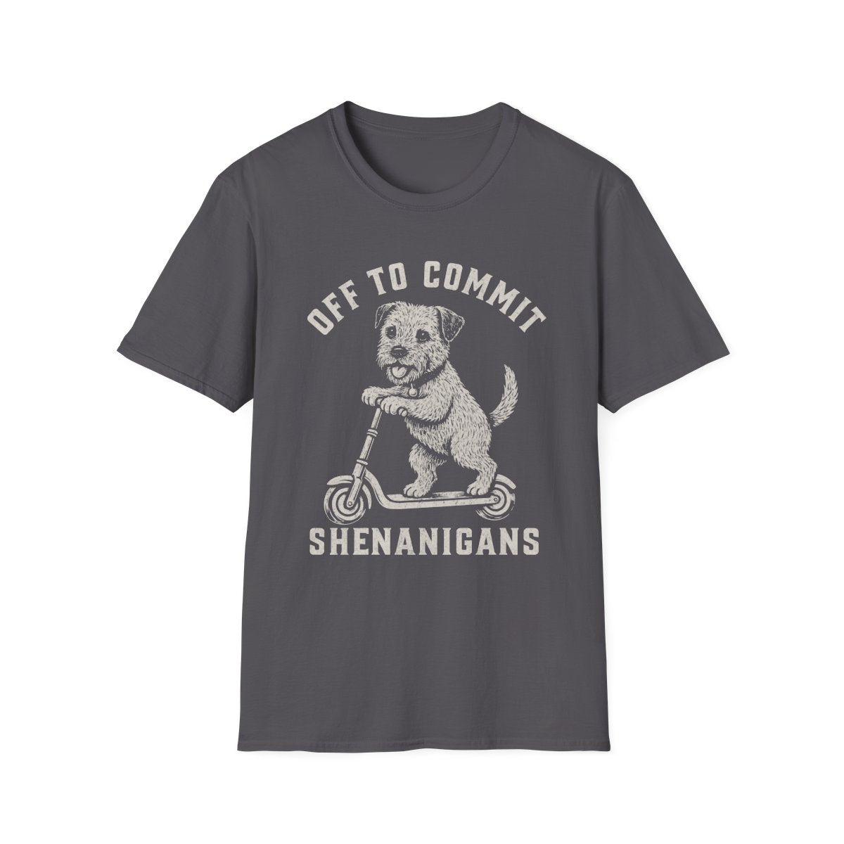 Scooter Border Terrier Tee