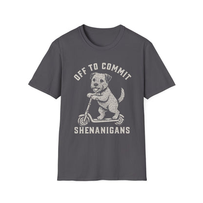 Scooter Border Terrier Tee