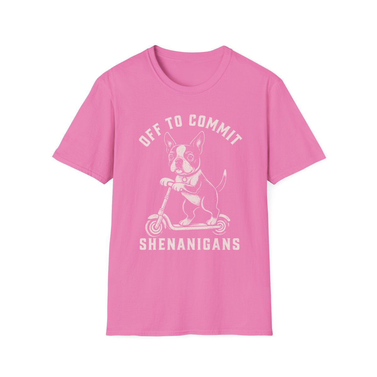 Scooter Boston Terrier Tee