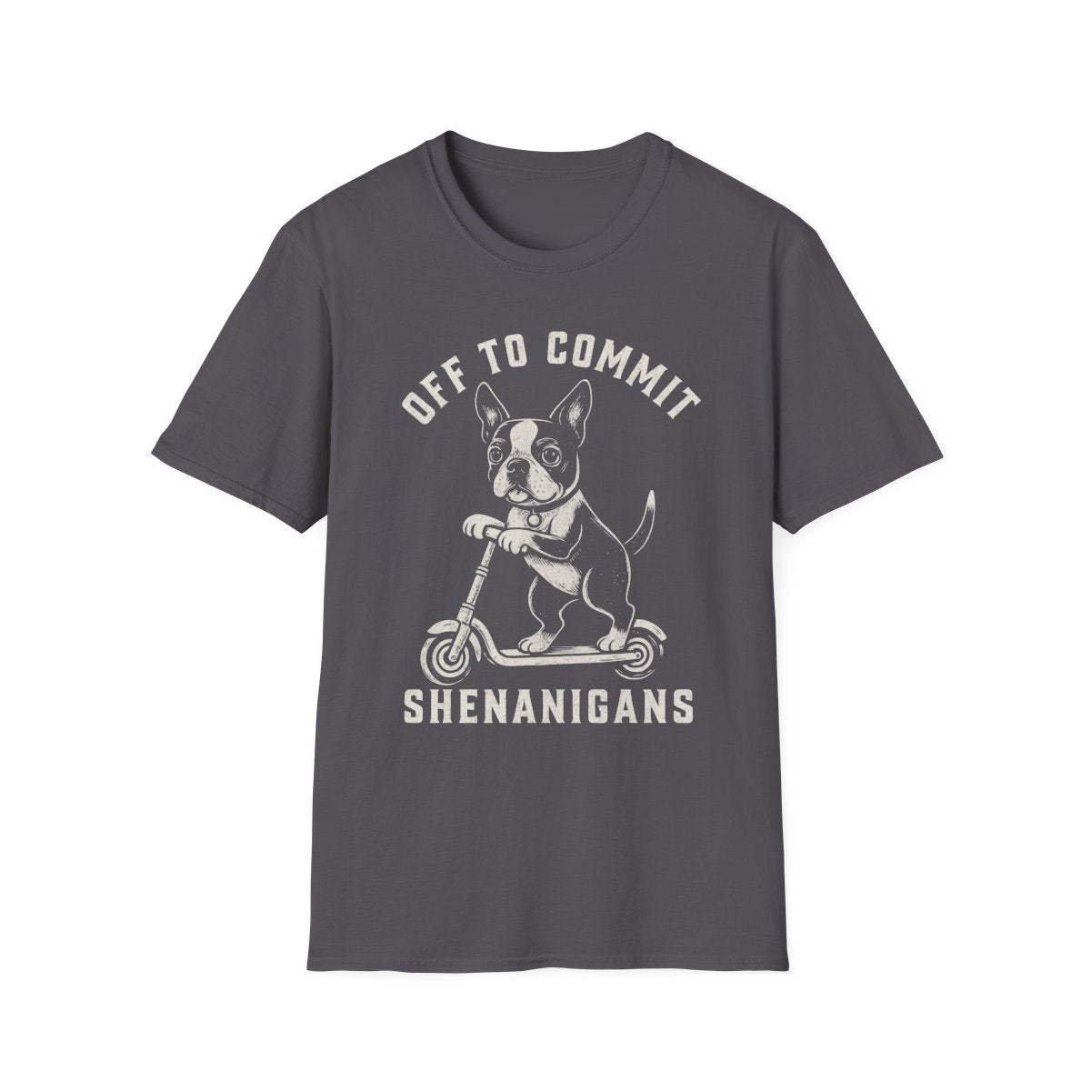 Scooter Boston Terrier Tee