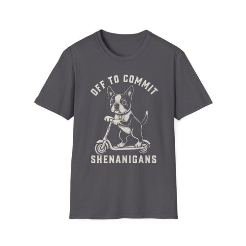 Scooter Boston Terrier Tee