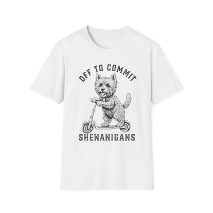 Scooter Cairn Terrier Tee