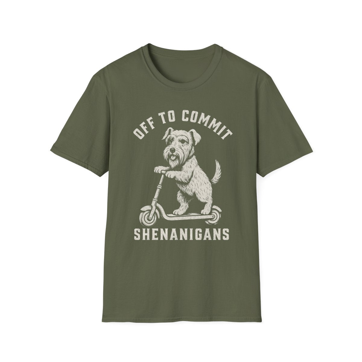 Scooter Cesky Terrier Tee