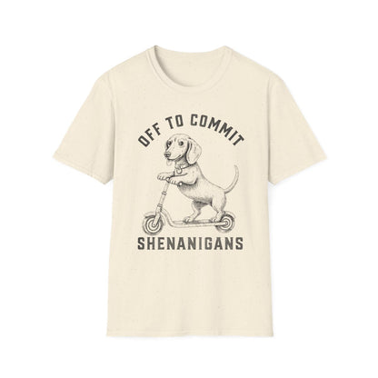 Scooter Dachshund Tee