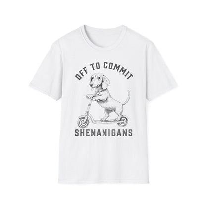 Scooter Dachshund Tee