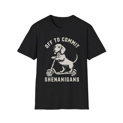 Scooter Dachshund Tee
