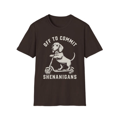 Scooter Dachshund Tee