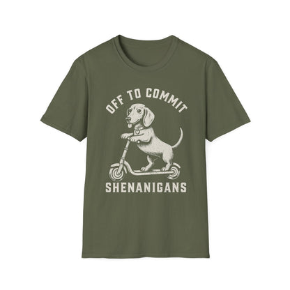 Scooter Dachshund Tee