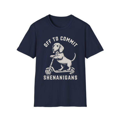Scooter Dachshund Tee