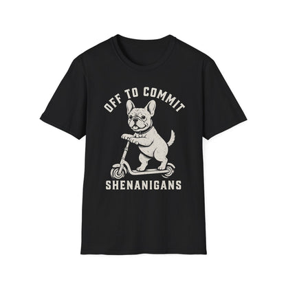 Scooter French Bulldog Tee