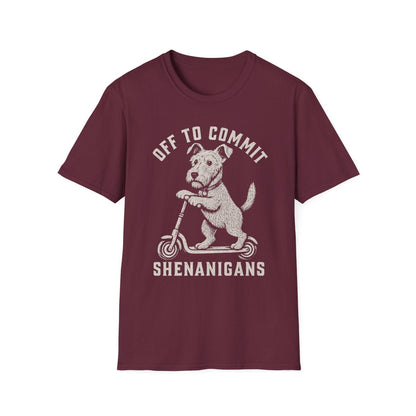 Scooter Irish Terrier Tee
