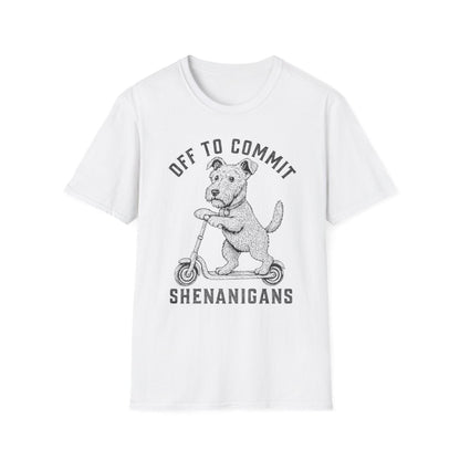 Scooter Irish Terrier Tee