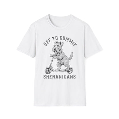 Scooter Kerry Blue Terrier Tee
