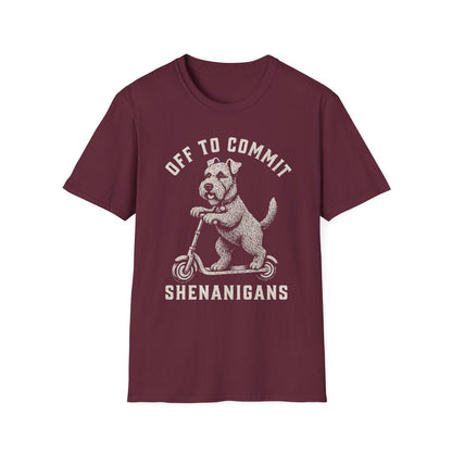 Scooter Kerry Blue Terrier Tee