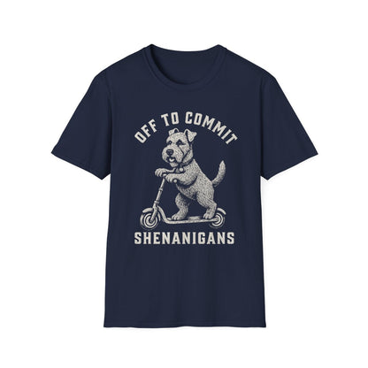 Scooter Kerry Blue Terrier Tee