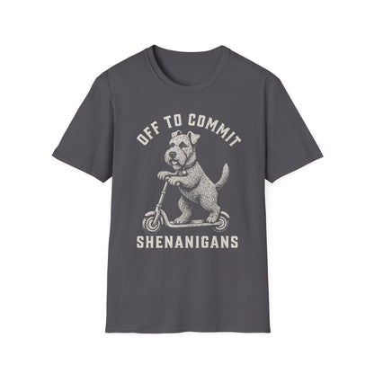 Scooter Kerry Blue Terrier Tee