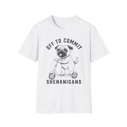 Scooter Pug Tee