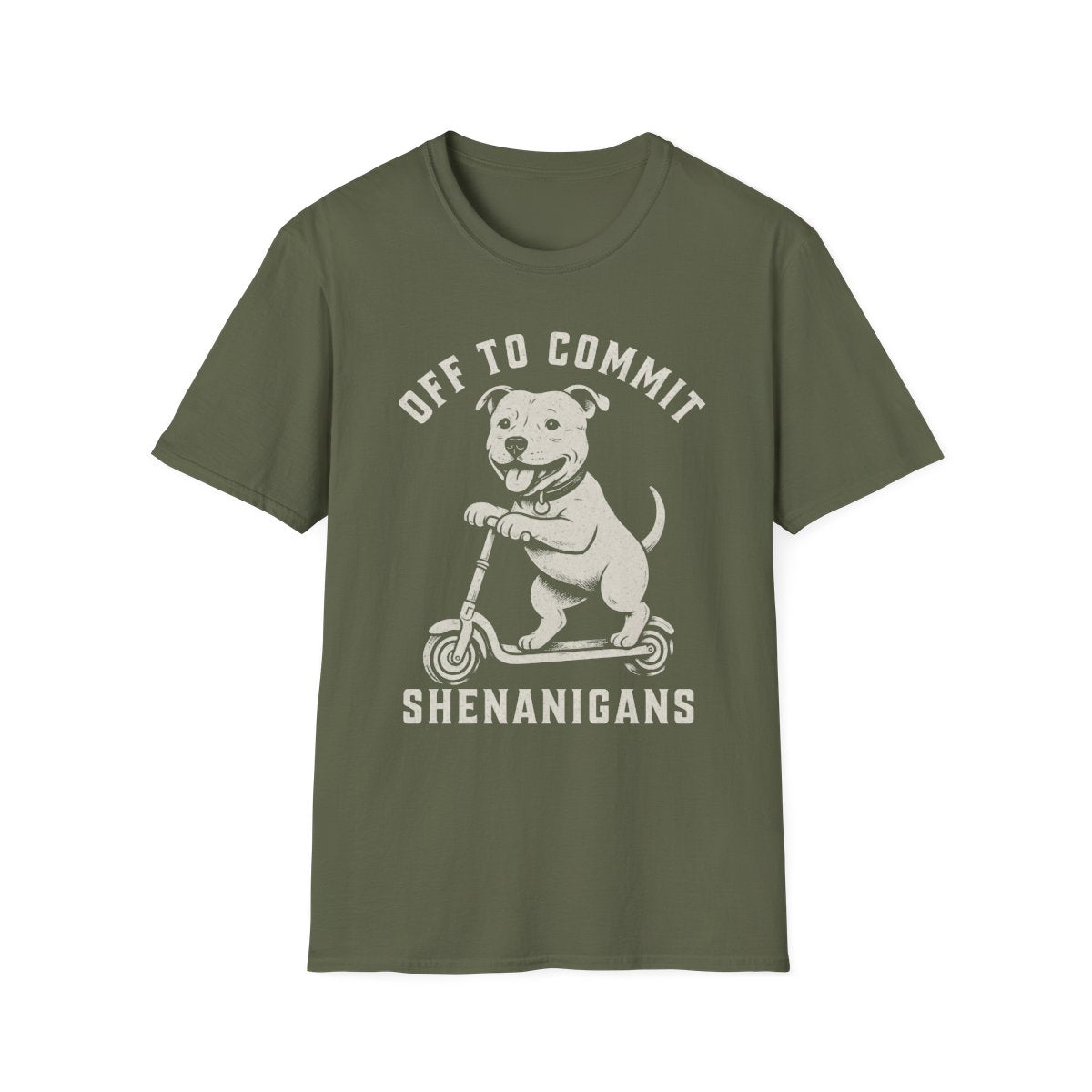 Scooter Staffordshire Bull Terrier Tee