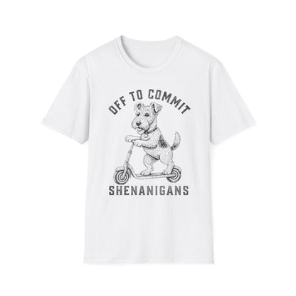 Scooter Wire Fox Terrier Tee