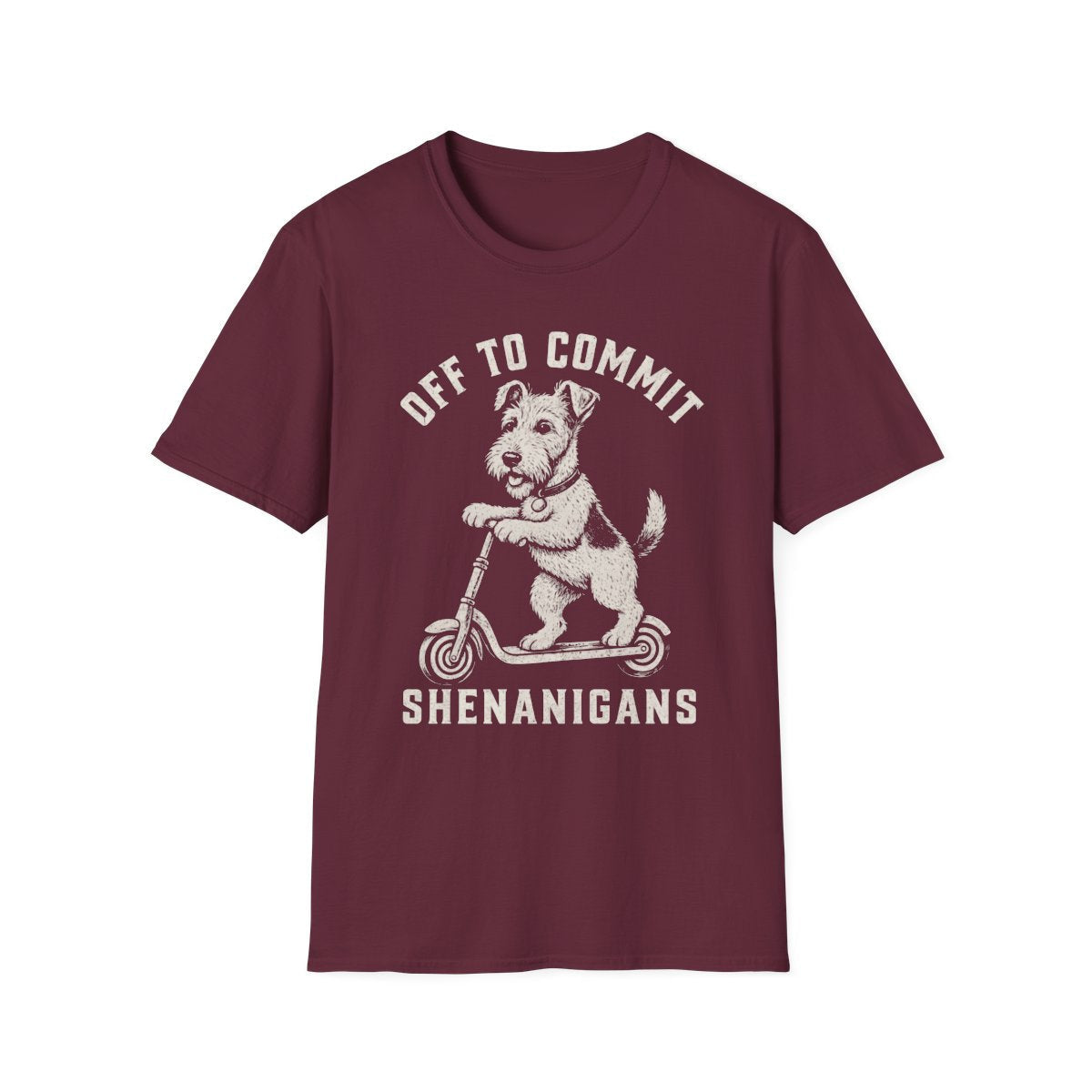 Scooter Wire Fox Terrier Tee