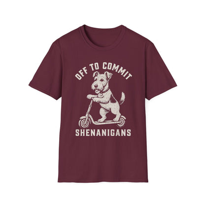 Scooter Wire Fox Terrier Tee