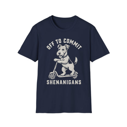 Scooter Wire Fox Terrier Tee