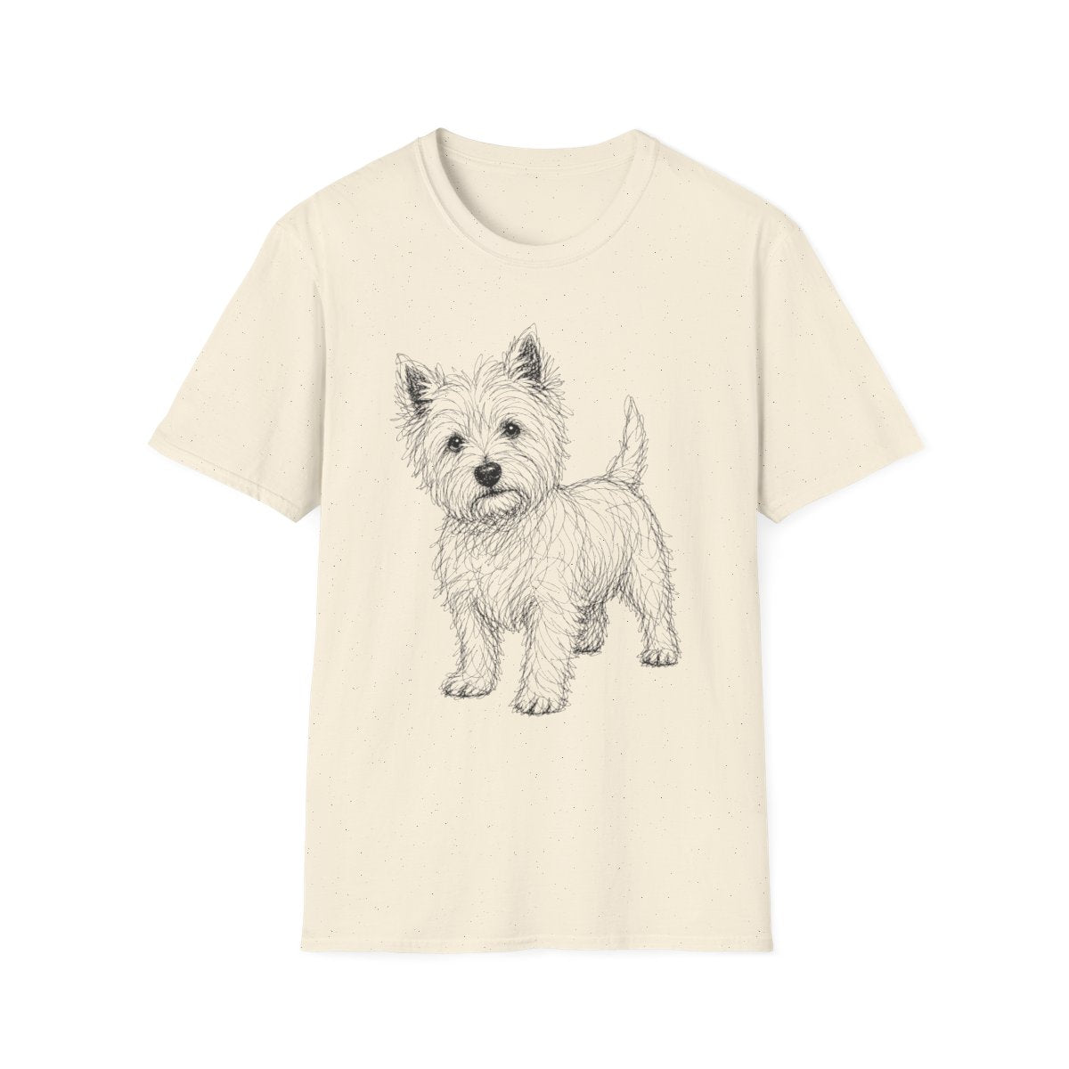 Scribble Westie Tee